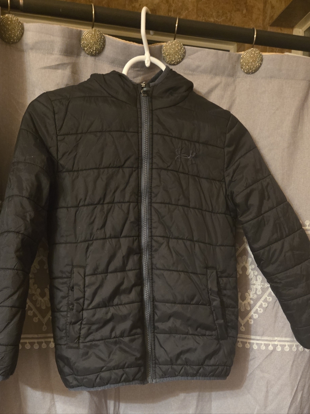 Under Armour ColdGear Jacket - Navy Black YS